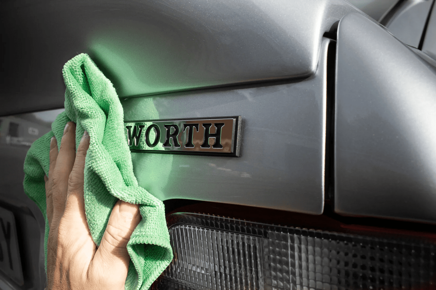 All Rounder Green Microfibre Towel, 40cm x 40cm - WeDoDetail