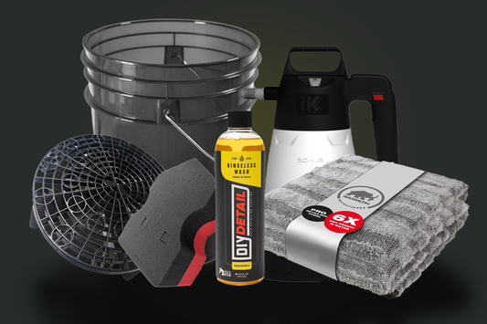 Rinseless Wash - Full Car Wash Starter Kit (Including Wash Bucket and Sprayer)
