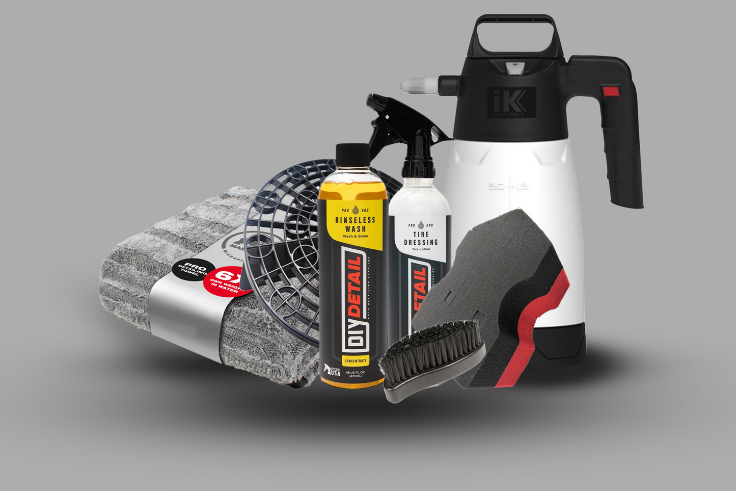 DIY Detail Car Rinse less Wash Kit with Sprayer